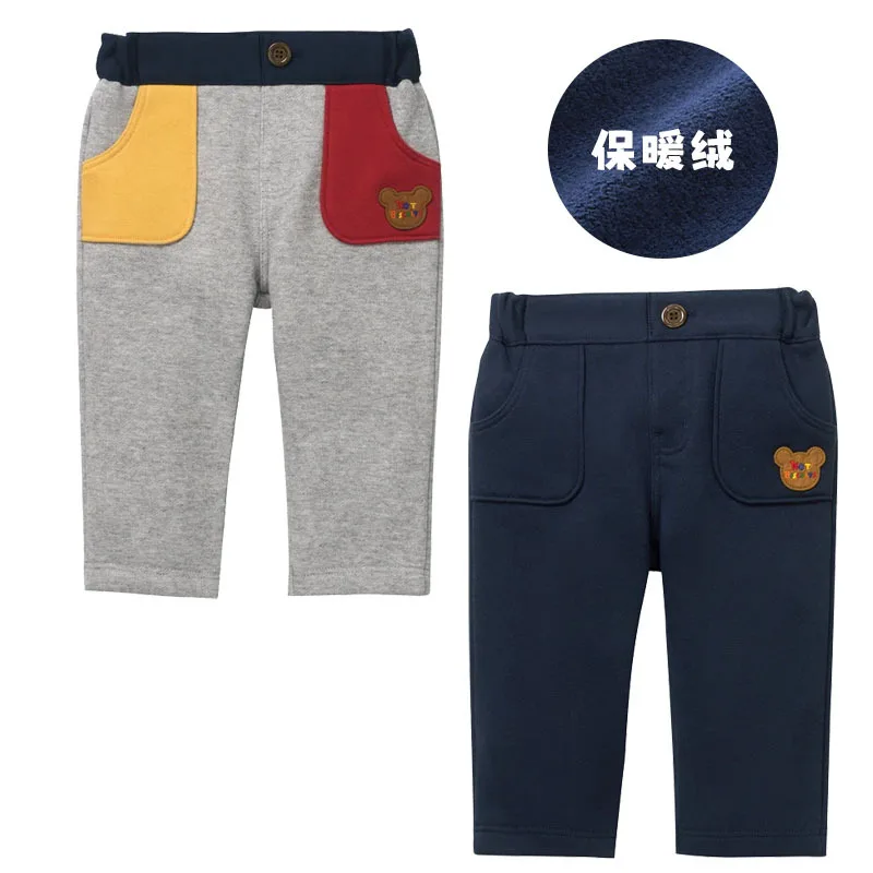 

Winter Boys Pants Cartoon Casual Pant Kids Clothes Baby Boy Clothes Roupa Infantil Pantalones Bottom Children's Warm Trousers