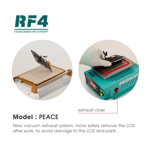 Rf4-一体型真空ポンプ,7インチのタッチスクリーン,アセンブリ修理ツール,LCD区切り記号マシン,110/220v