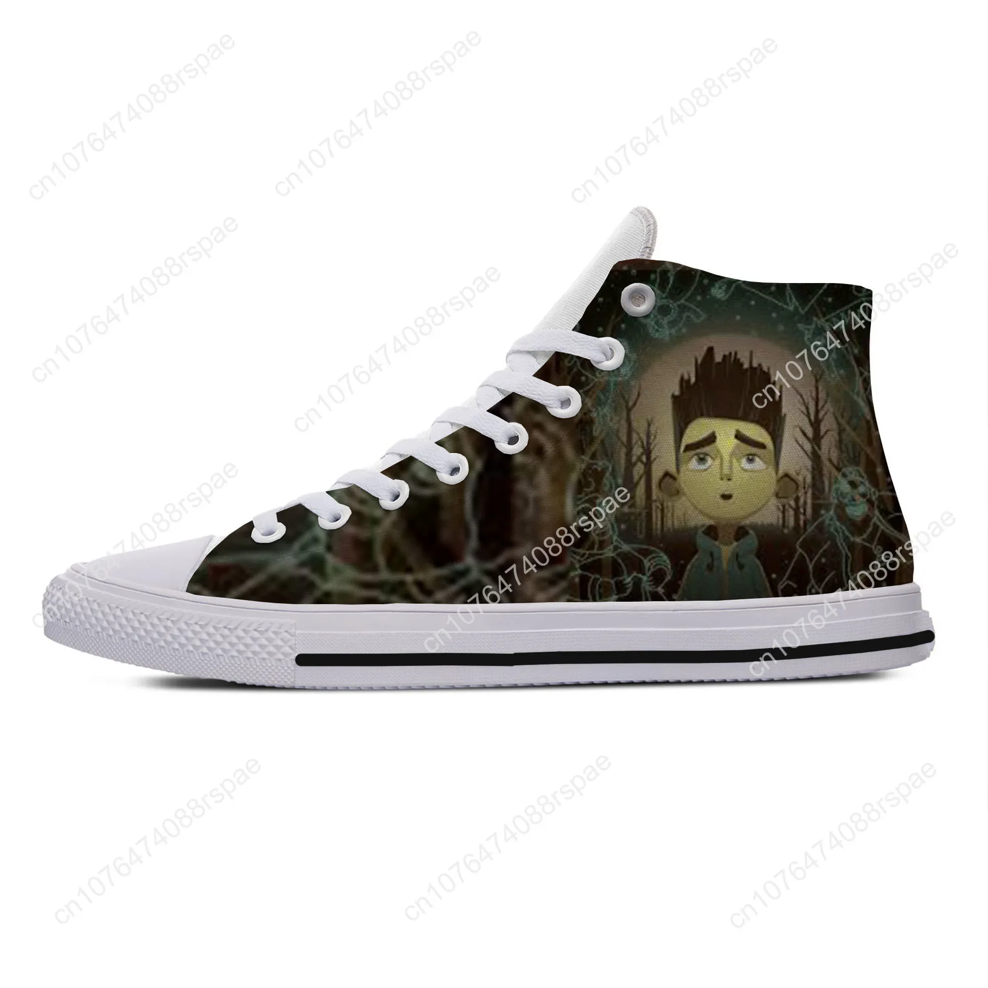 Hot Cool Fashion New Summer Sneakers Latest Casual Shoes Cartoon Cute Men Women ParaNorman High Help Classic Board Shoes