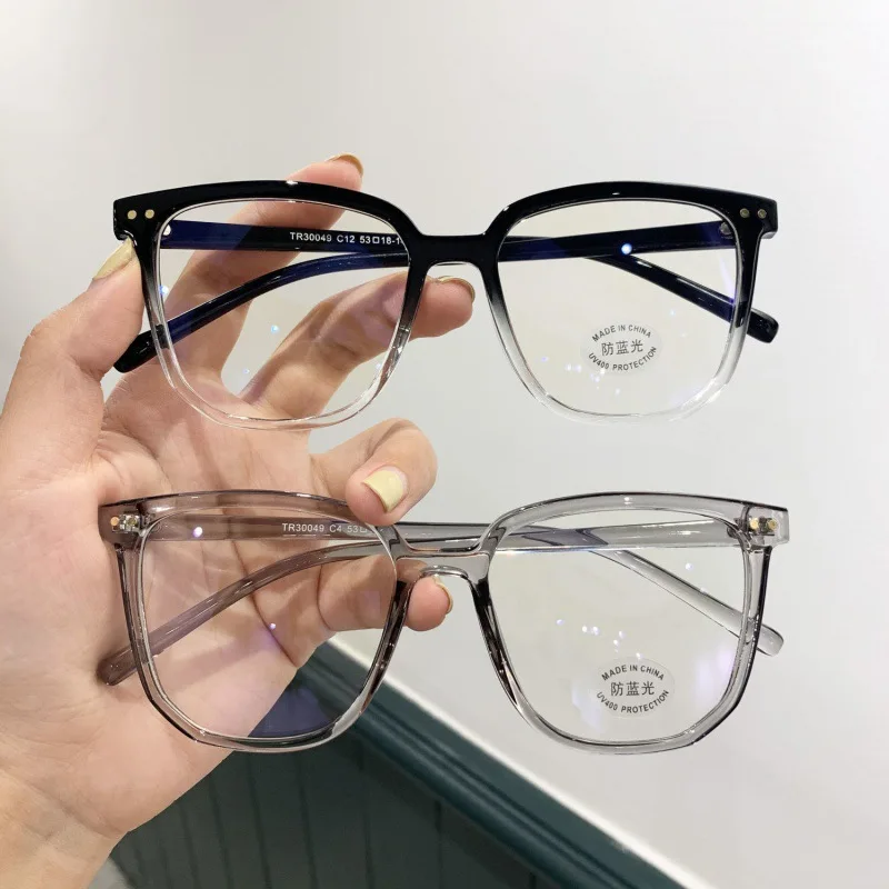 New Anti-blue Light Light Glasses Unisex Classic Square Black Clear Eyeglasses Flat Eyewear Computer Goggles Anti-UV Sunglasses 4