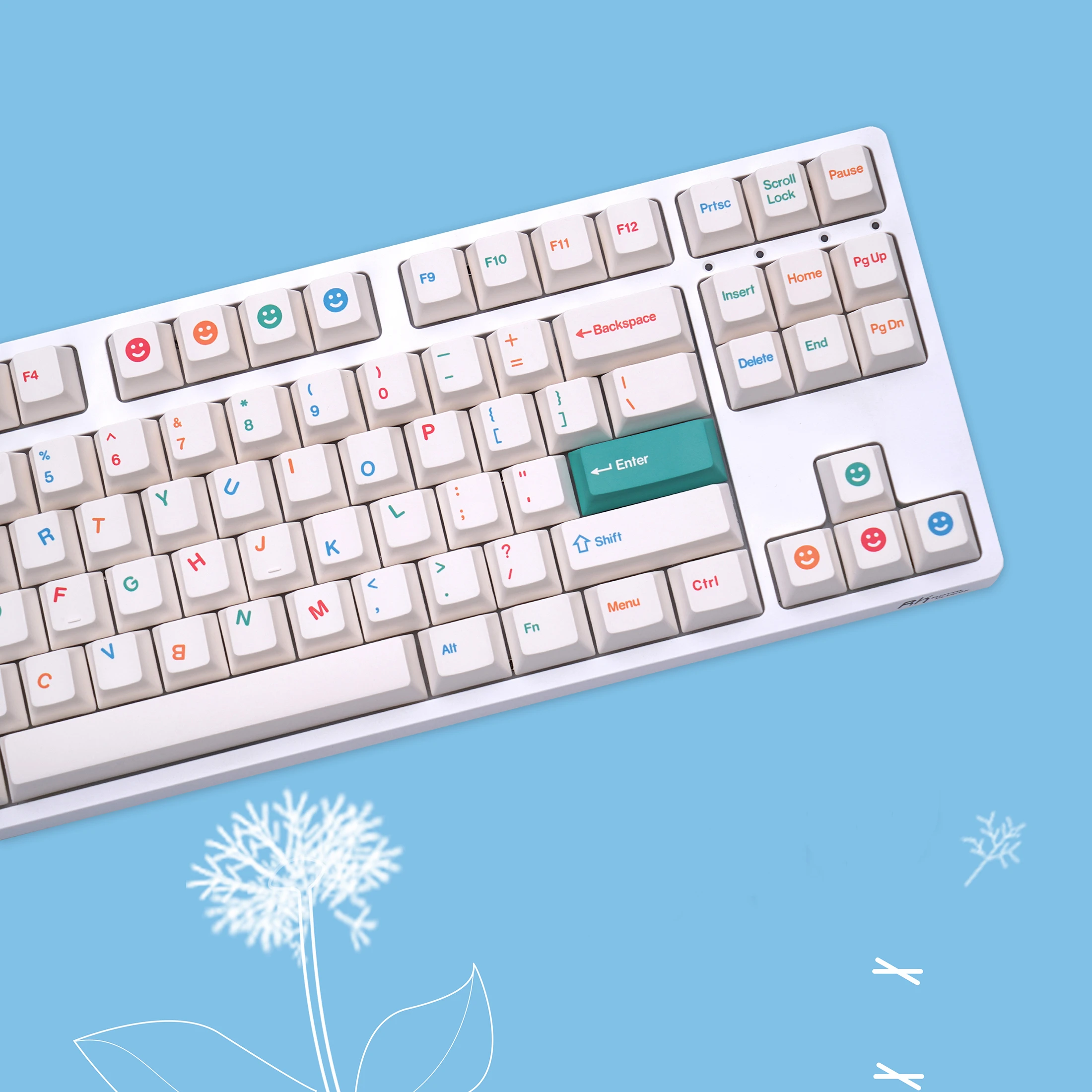Teclas Conjunto Gmk Cool Crianças Teclas Pbt Dye Sublimation Key Caps Cereja Perfil Key Cap para 61 64 68 84 87 96 980 104 Layout 142 - Imagem 3