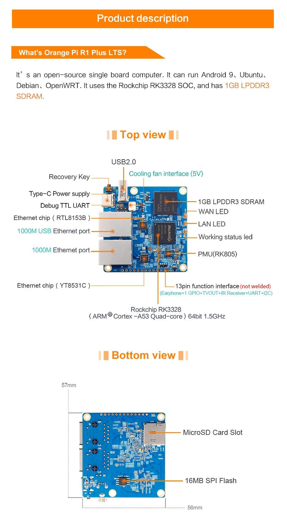 RAM, Executar OpenWRT, OS, Android 9, Unbuntu,