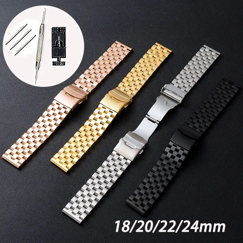Wholesale Latest Trendy Stainless Steel 18 mm Watch Band H32455185_K0024671