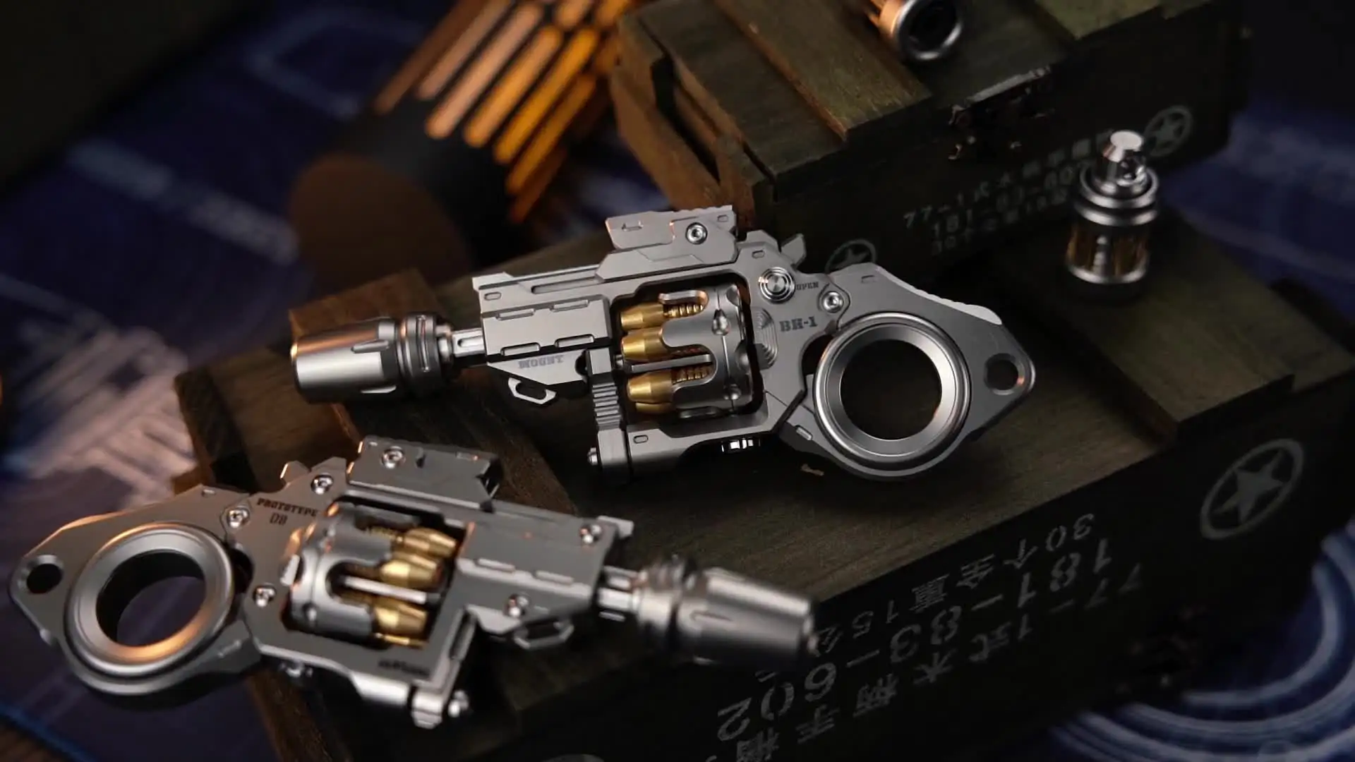 WANWUブレーカーEDCフィジェットトイ、榴弾砲一体型EDCストレス解消