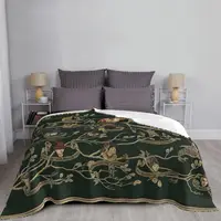 Noble House Of Black Family Tree Blanket Bedspread On The Bed Girl Bed Covers For Kids 6