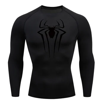 Spider Print Compression Shirt 1