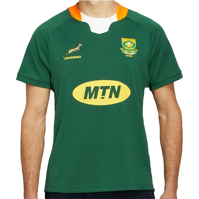 2022 South Africa Springboks Home Mens Rugby Jersey Size S5xl （print Custom Name Number）top
