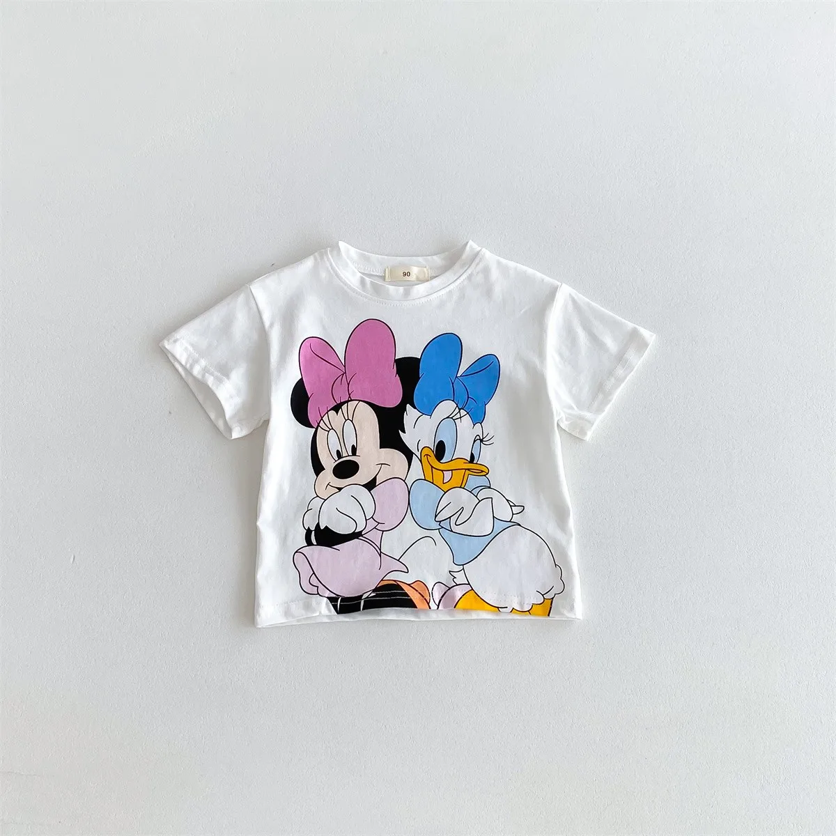 Baby Boys And Girls Short Sleeve T-shirt Mickey Mouse Children's Clothes Printed Cartoon Fashion Boutique Kids Tshirts Tops 3