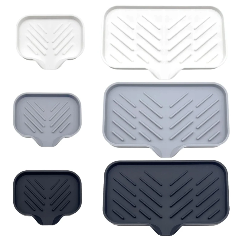 

Silicone Bathroom Shower Soap Box Travel Portable Small Soap Tray Dish Storage