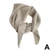 2024 British Korean Style Niche Wool Knitted Triangular Knitted Women Headscarf Multi-functional Scarf Scarf Warm Scarf Kni E2j8 3