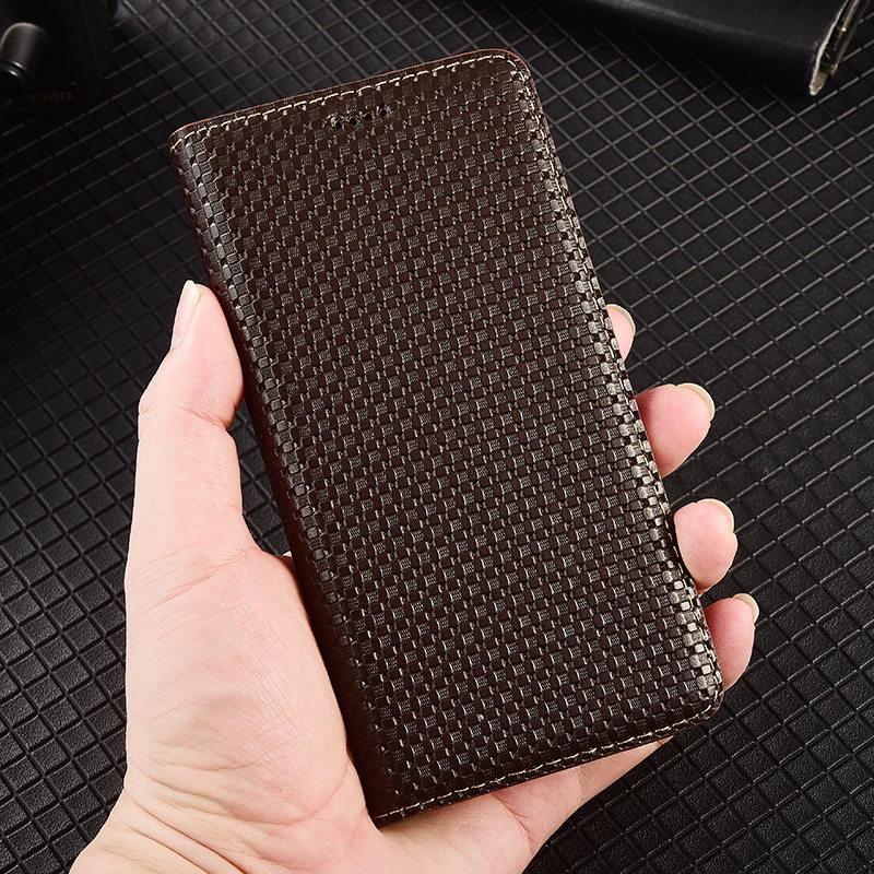Business Genuine Leather Magnetic Flip Cover For Samsung Galaxy Note 5 8 9 10 20 Plus Pro Ultra Case Luxury Wallet