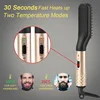 Electric Hot Comb Straightener Multifunctional Quick Heated Men Beard Care Brush Beard Anti-Scald Straightener Comb Hair Tools 2