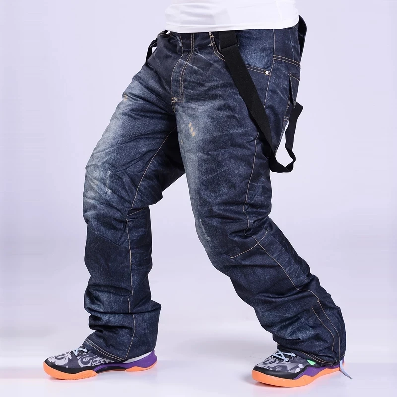 Ski Pants with Bib Snowboard Snow Pants For Men ski pants