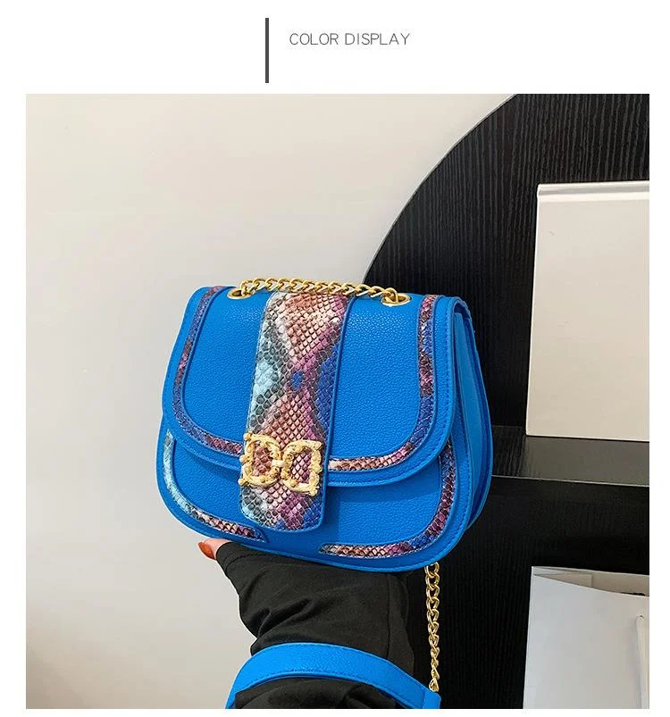 2023 New Hot Selling Trend Women's Bag Snake Skin Crossbody Bag Women's Bag Small Bag Women's Shoulder Bag_voghion.com