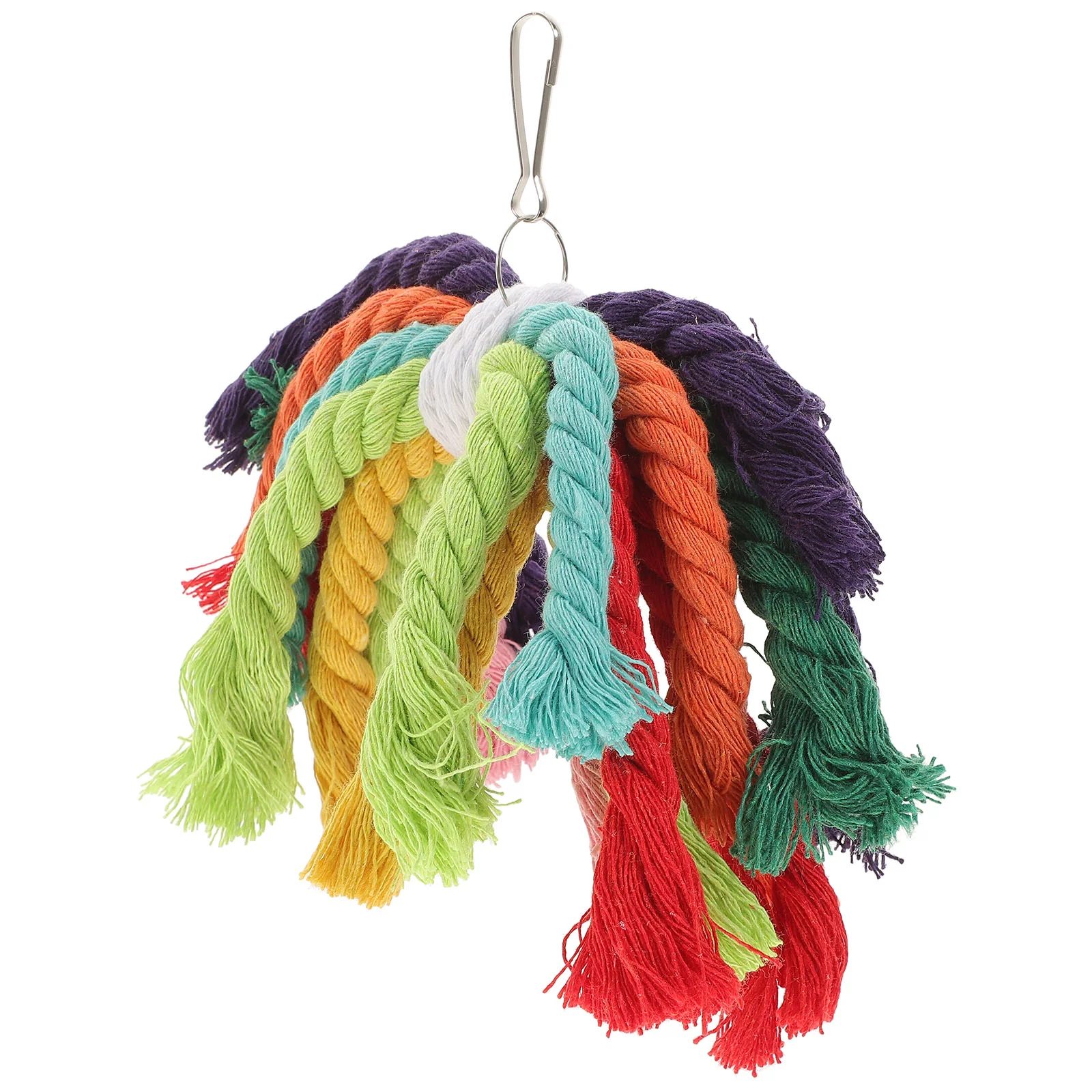 

Parrot Cotton Rope Gnawing Parakeet Toy Bird Chew Toys The Swing Cockatiel Safety Bite Cage Plaything