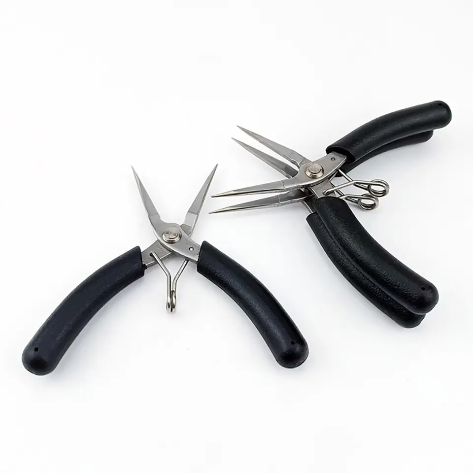 118MM/4.6IN Needle Nose Pliers, Precision Long Nose Pliers for Jewelry Making, Electronics Repair, Wire Cutting, Hand Tool image 3