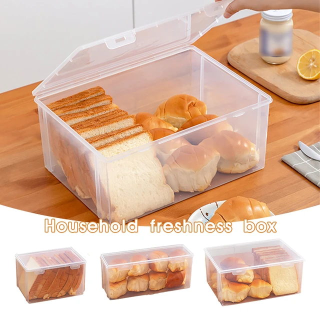 Reusable Sandwich Containers Outdoor Bread Holder Food Lids Sealable Small  Snack Case - AliExpress