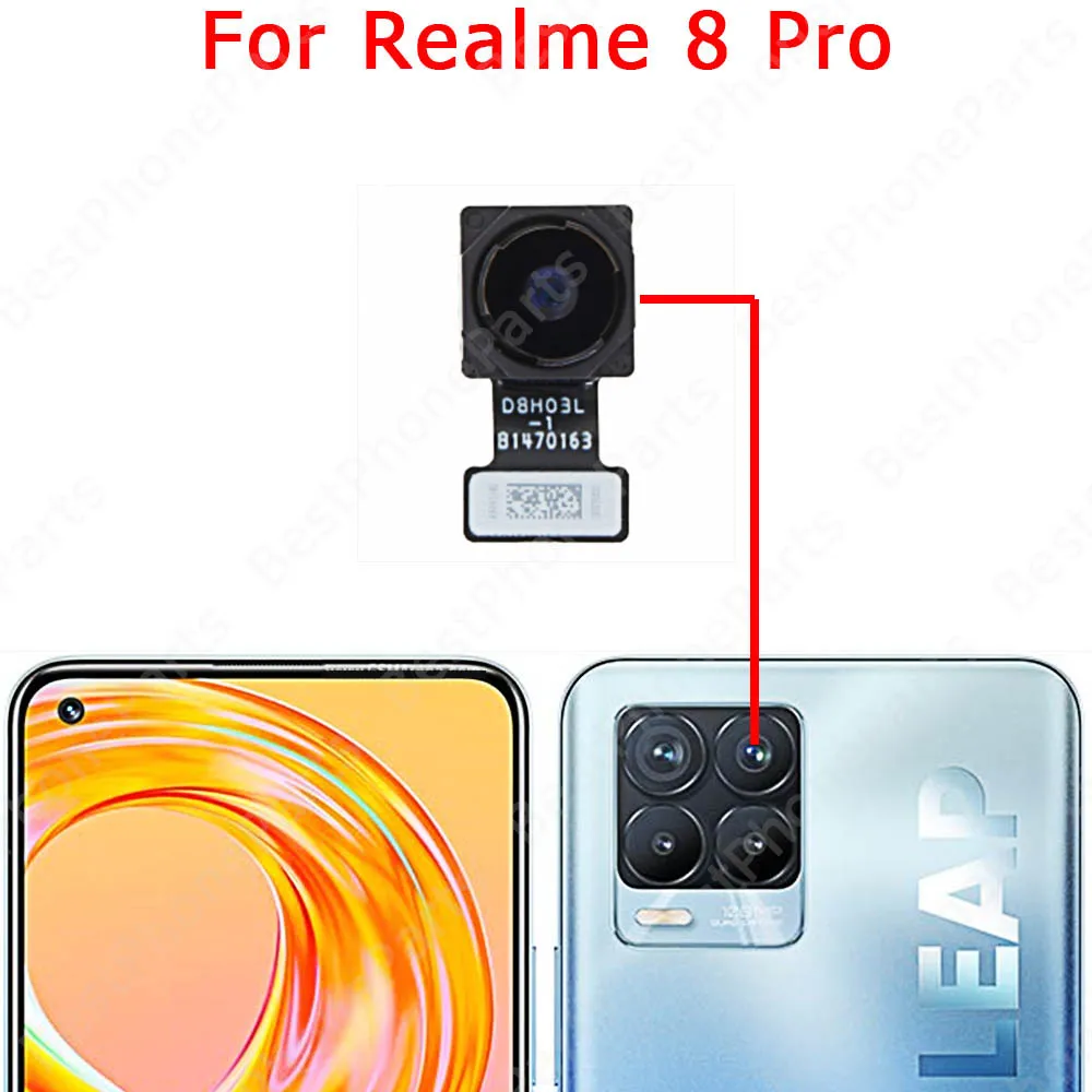 Backside Front Selfie Back View Camera Module For Realme Pro 8i