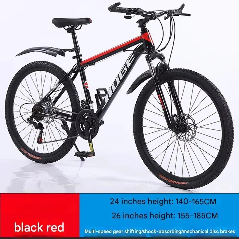 Prezzo di fabbrica Pieghevole Mountain Bike Bicicletta Mtb per uomo Biciclette da montagna in acciaio Bici da discesa con freno a disco in acciaio al carbonio da 26 pollici