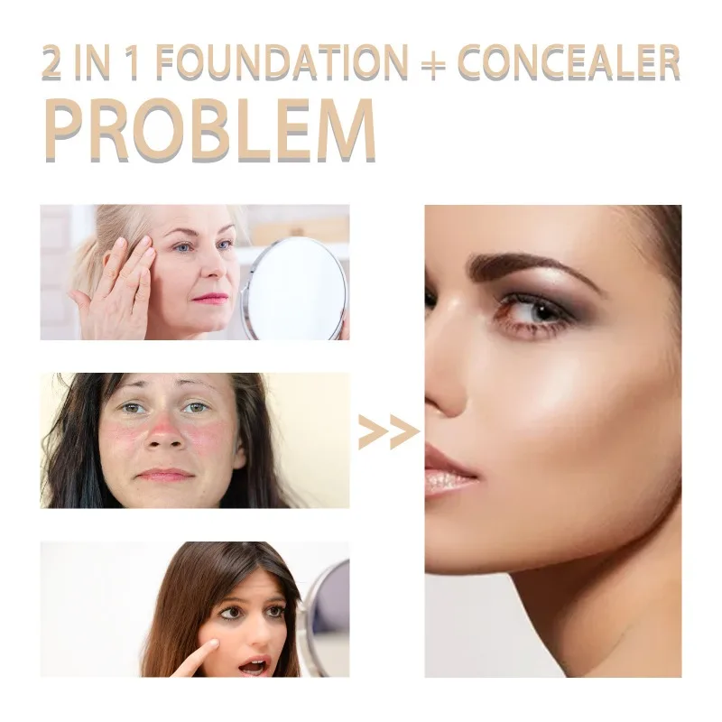 Cosmetics Concealer Foundation Cream Full Skin Professional Face Blemish Cover Dark Spot Tattoo Contour Makeup Liquid Concealer 2
