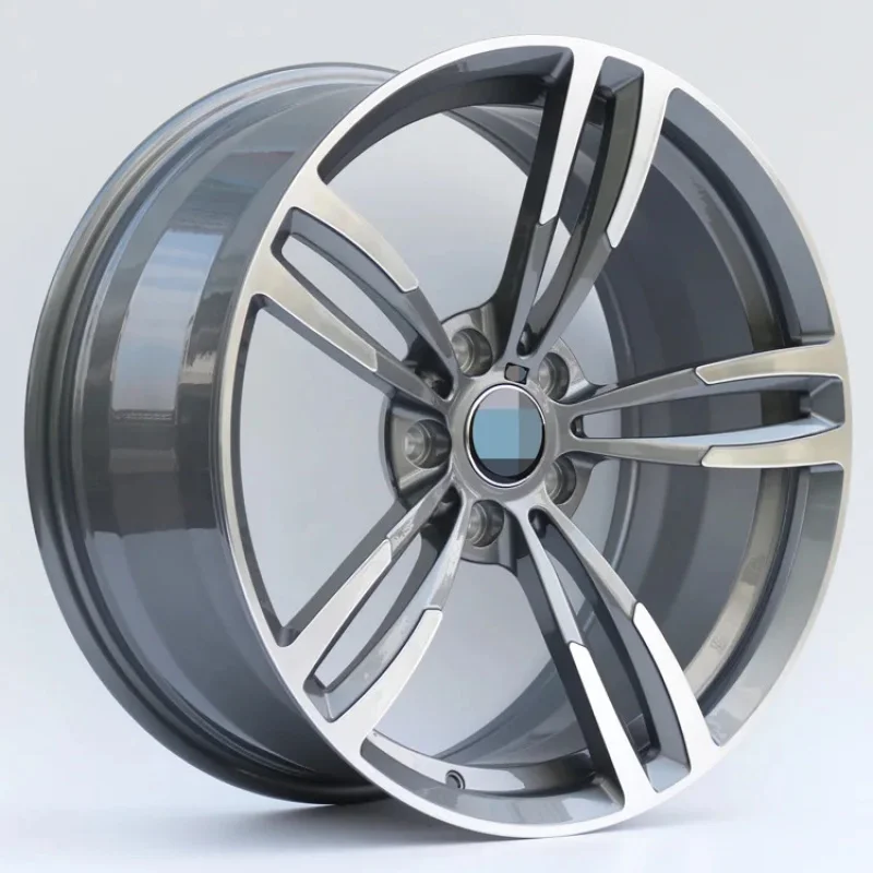 고품질 홍신 단조 알로이 휠 허브 BMW 1 3 5 7 시리즈 크롬 멀티 스포크 ET30/40 범용 자동차 림