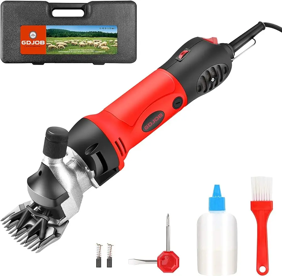 Sheep Shears,500w Professional Sheep Shearing Clippers Pet Farm Supplies for Shaving Fur Wool in Goats Cattle