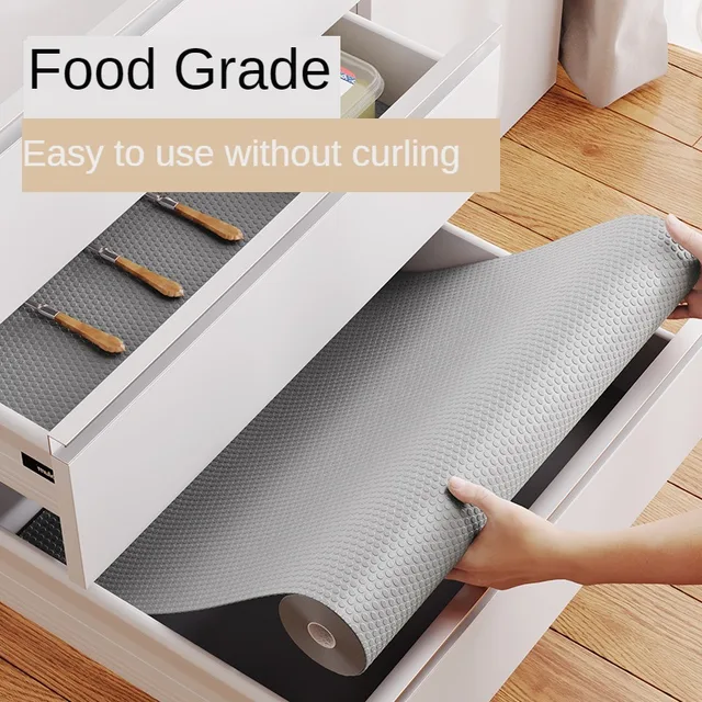 Bélések Eva Olajálló Nem Csúszás Can Cuts Fiókok Szekrény Polc Háztartási Készletek, Olajellenes Pad, 45X150Cm Nedvességálló Porvédő - Image 3