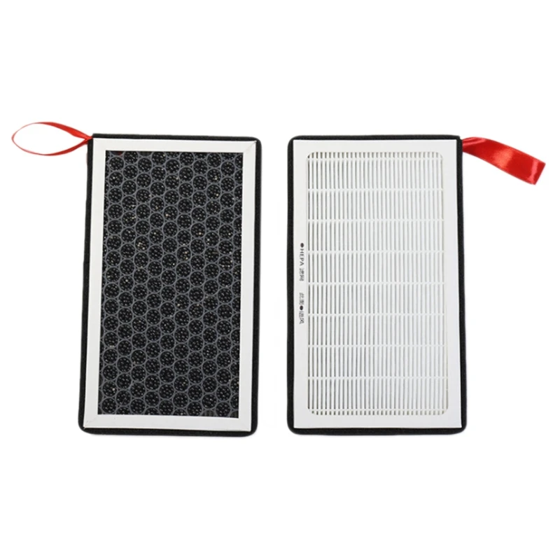 

2 Pc Conditioning Inlet Filter External Filter Elements Auto Parts Activated Carbon for Tesla Model 3/Y 2021 Air