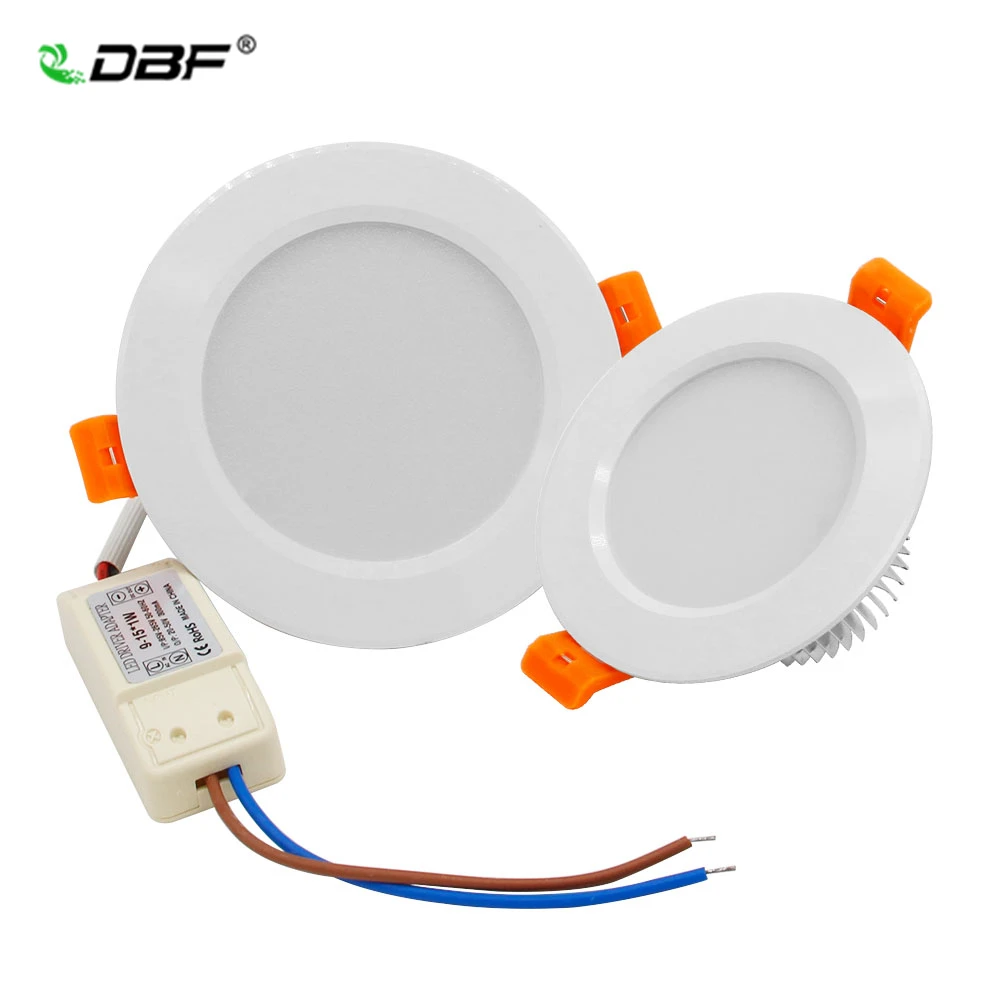 Led Downlight Recessed Ceiling Spotlight Ceiling Lamps Round LED Recessed Downlight 12W 10W 7W 5W 3W AC220V