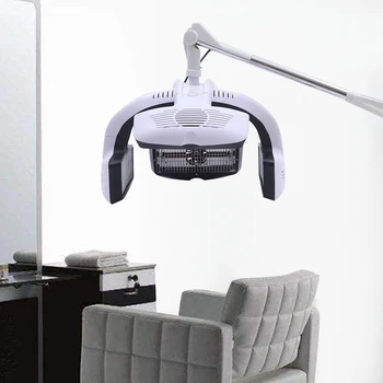 1250W Wall Mount Hair Hood Dryer Beauty Salon Equipment Adjustable Swing Arm Hair Hood Perming Dryer Heat Hairdressing Drying 1