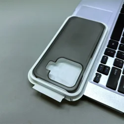 Ultra - Thin Deluxe Matte Shockproof Bumper Case in Half - Pack Design for Realme Neo8 (GRAY)