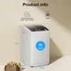 Compact Washer and Dryer Set,19LBS Full-Automatic Washing Machine with Drain Pump & Compact Dryer with Stainless Steel Inner Tub 5