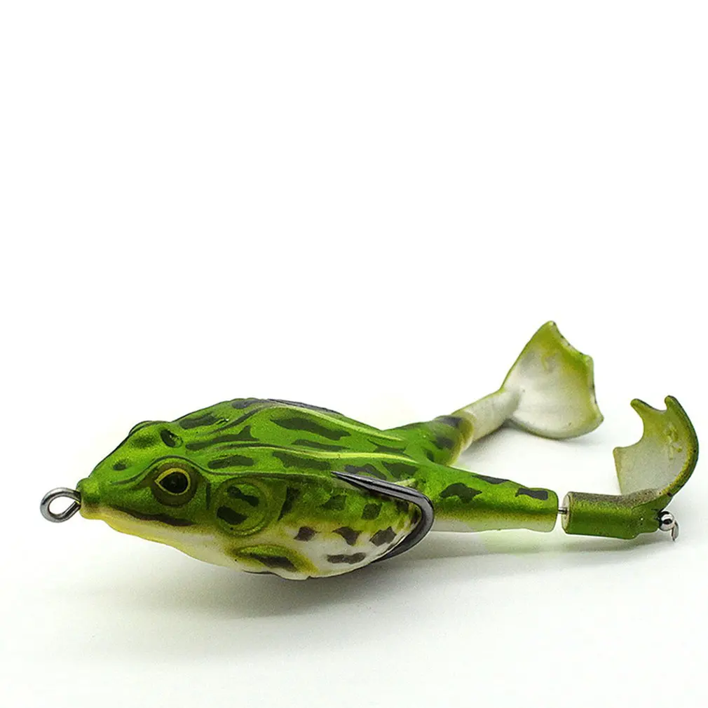 1pc Double Propeller Frog Soft Baits Shad Soft Lure Jigging