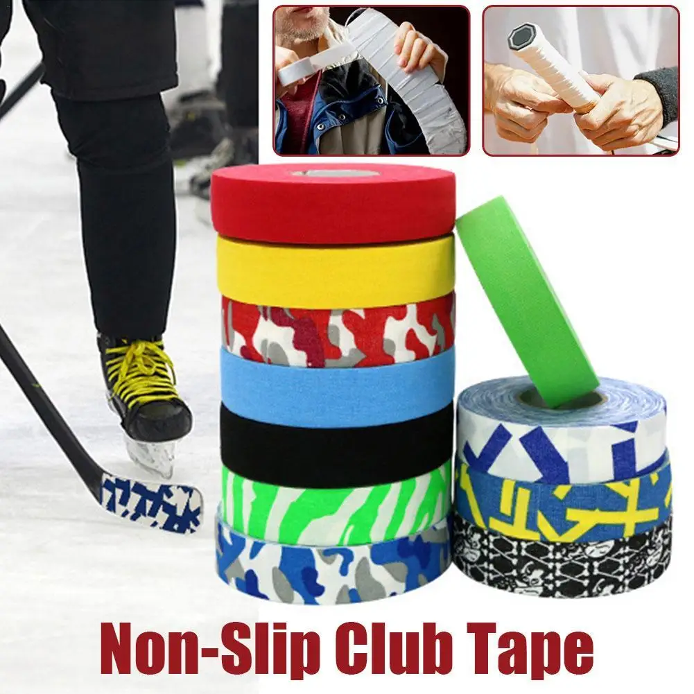 

Wear-Resistant Waterproof Hockey Grip Tape Anti-slip Polyester Ice Hockey Grip Tape Athletic Sport Tape Sports Elastic Bandage