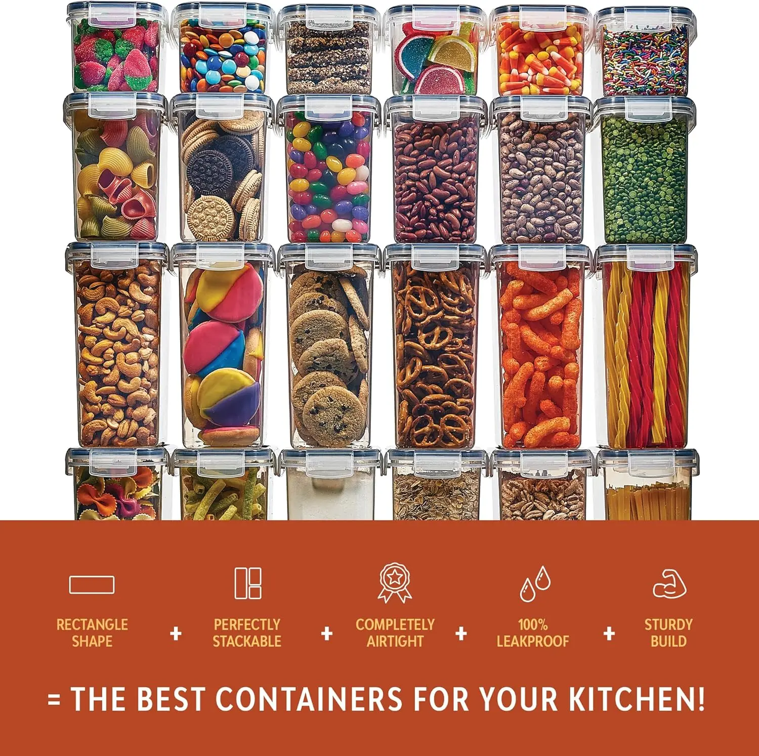 24-Piece Airtight Storage Set 6