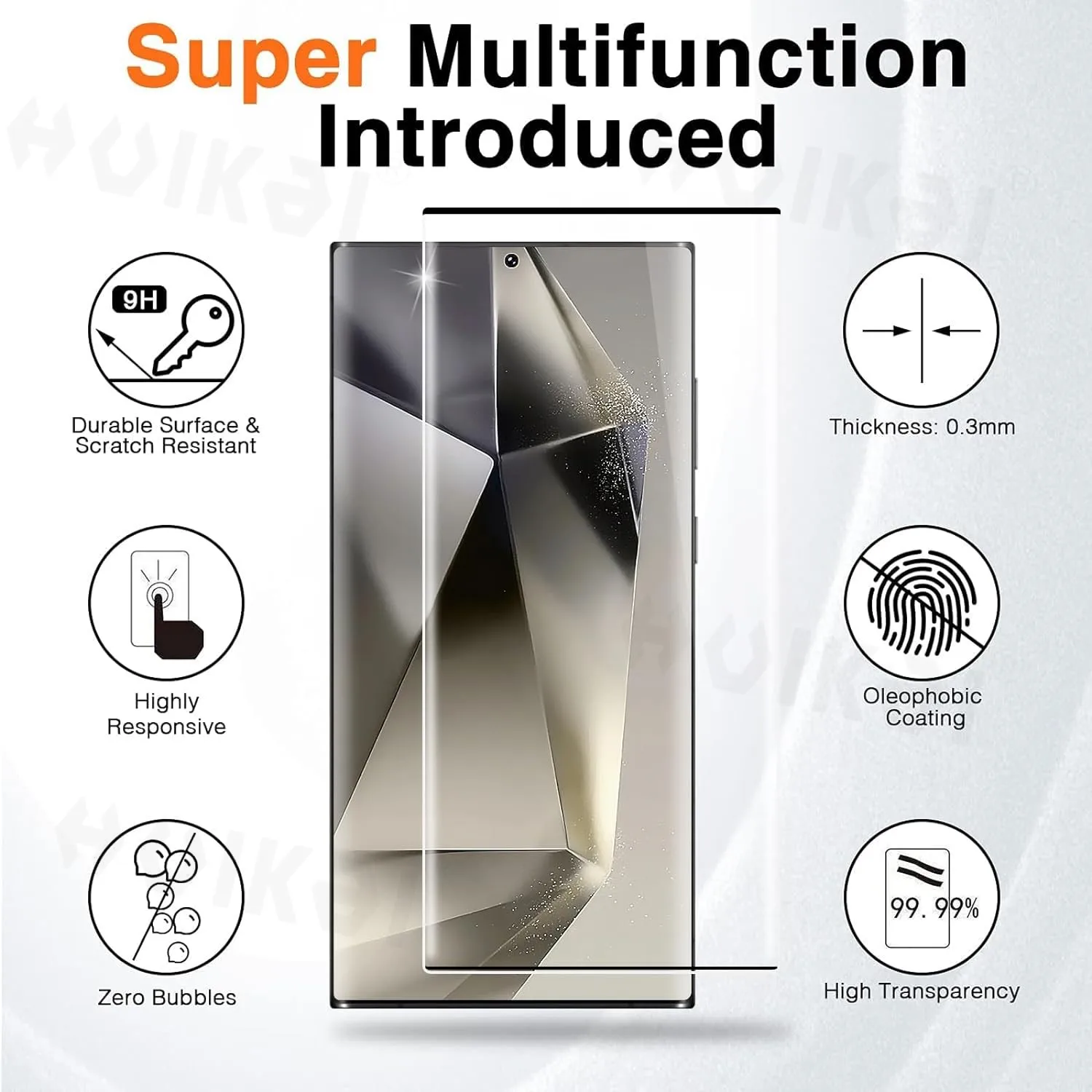 Premium Tempered Glass Screen Protector 3-Pack - Anti-Scratch & Durable Cover