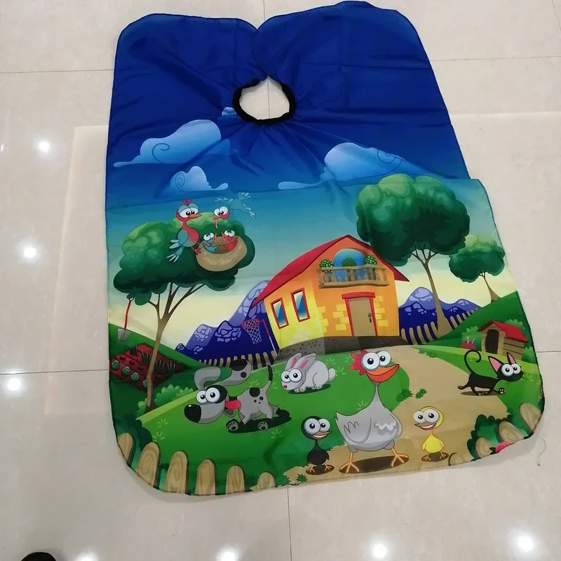 Haircut Cape Kids Boy Hair Cutting Cape Gown Hairdresser Barber Apron Hairdressing Children Girls Boys Hair Cut Cloak Umbrella Protecter