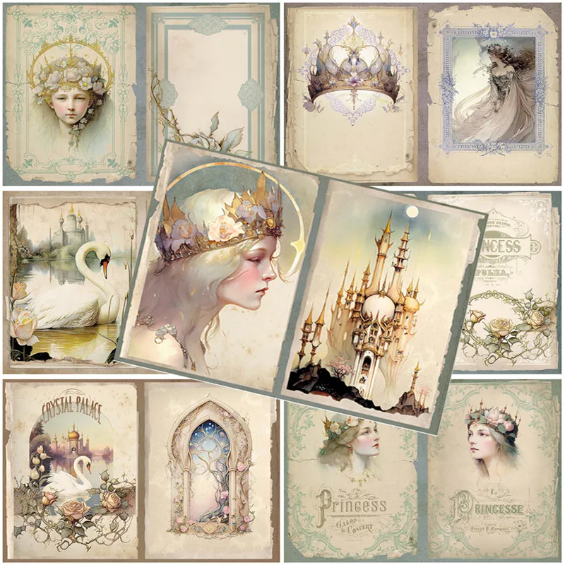 

1Pack Fairy Princess Girl Sticker DIY Craft Scrapbooking Album Junk Journal Decorative Stickers