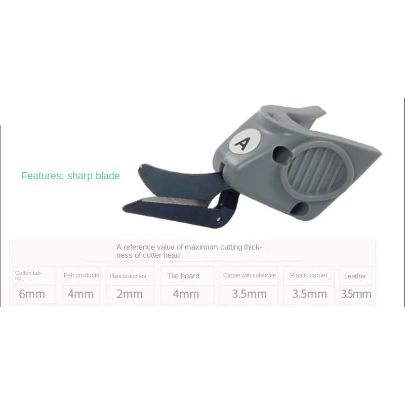 MRCloth Cutting Scissors Scissors Garment Curtain Leather Cutting Electric Cordless Cloth Electric Garment Bag Tool 1A