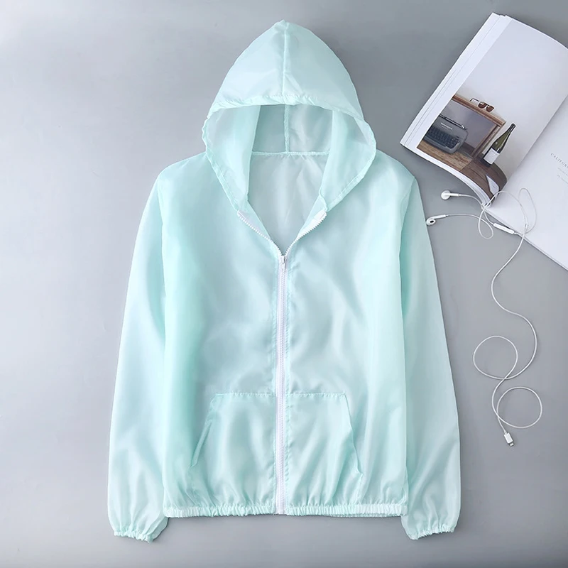 Women's Summer Sun Protection Coat Anti-UV Quick Dry Jacket Sports Windbreaker Cycling Running Sunscreen Outdoor Casual Tops