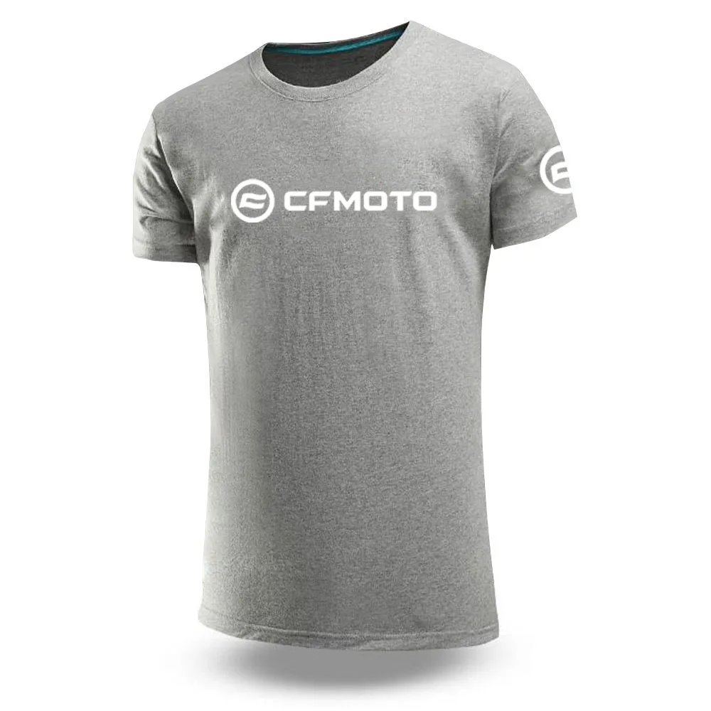 Cfmoto 2023 men's printed T-shirt Harajuku short-sleeved shirt casual sportswear T-shirt