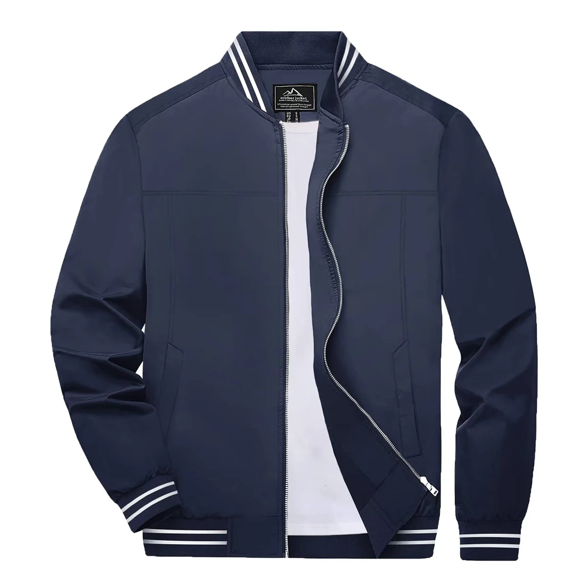 TACVASEN-سترة بيسبول غير رسمية للرجال ، خفيفة الوز...