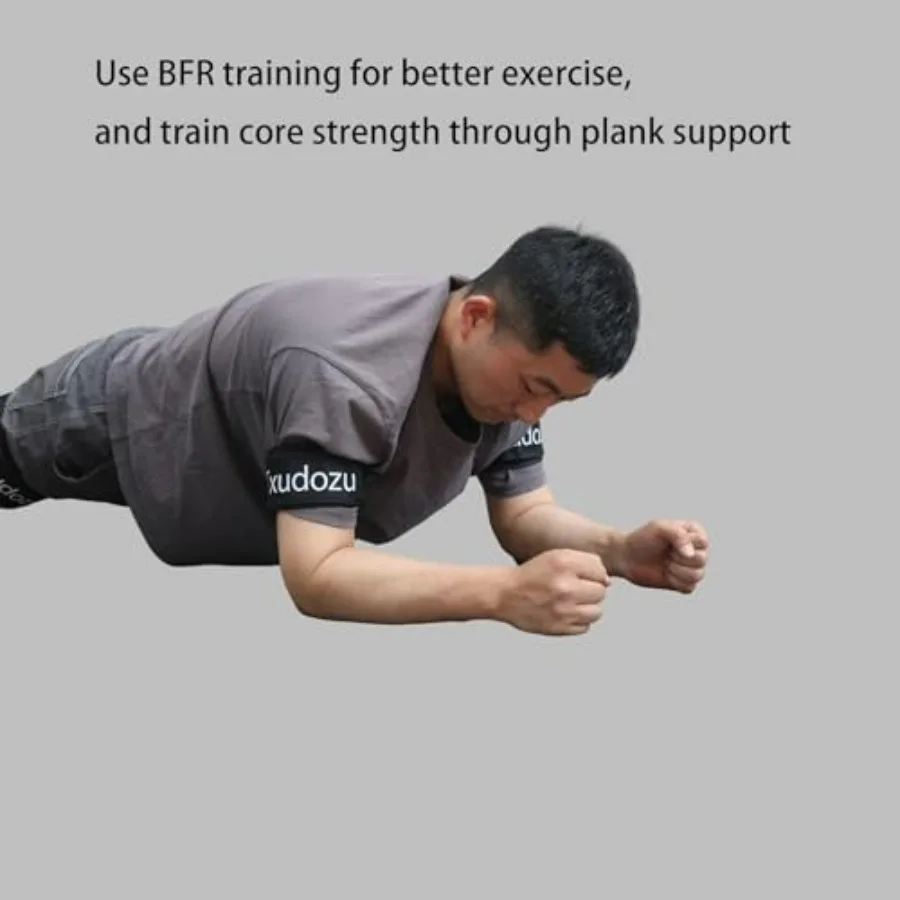 BFR Blood Flow Restriction Bands Complete Set, No Weight Lifting Required, Precision Pump to Apply Precise Pressure, Muscle Trai