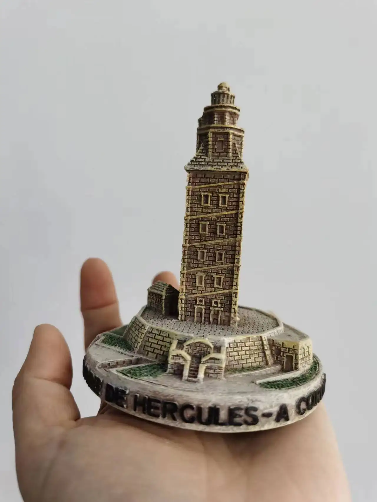 Resin Figure Mental Psychological Sand Table Game Box Court Therapy Building Torre De Hercules Spagna