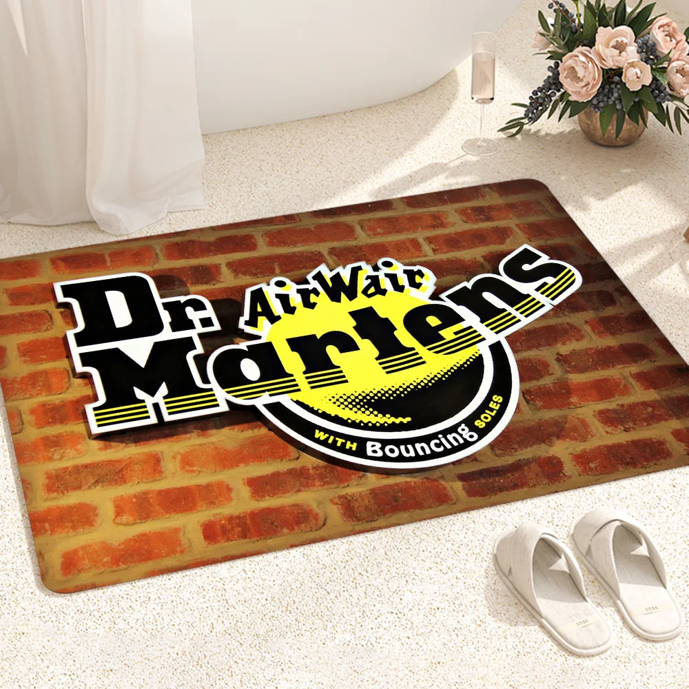 Dr. Martens Foot Mat Washable Non-Slip Kitchen Rug Room Carpet For Bedroom Mats Outdoor Entrance Doormat Home Decoration Balcony
