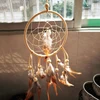 Dreamcatcher Accessories Kit DIY For Kids Craft Crochet Feather Dream Net Kit Wall Ornament Home Decoration Accessories 6