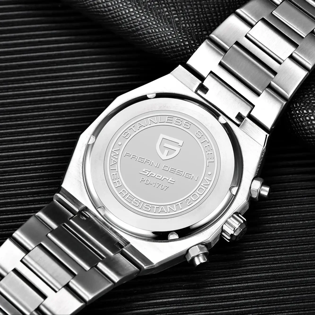 Pagani Design 2025 New Men Quartz Watch Vk63 Sapphire Stainless Steel Watch 200 Waterproof Sports Watch Men's Watch For Men, Alina Gadgets