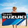 S-Suzuki logo Microfiber Blanket Quick Drying Beach Towels Oversized Printing Super Absorbent Pool Towel Blanket 4