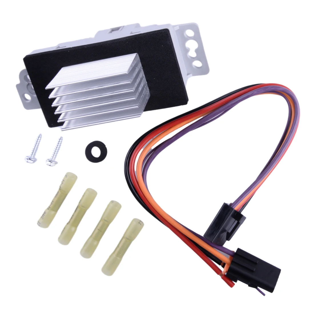 

15-81773 89019351 19260762 52495874 AC Blower Motor Resistor Control Module with Harness Fit for Buick Cadillac GMC Chevrolet