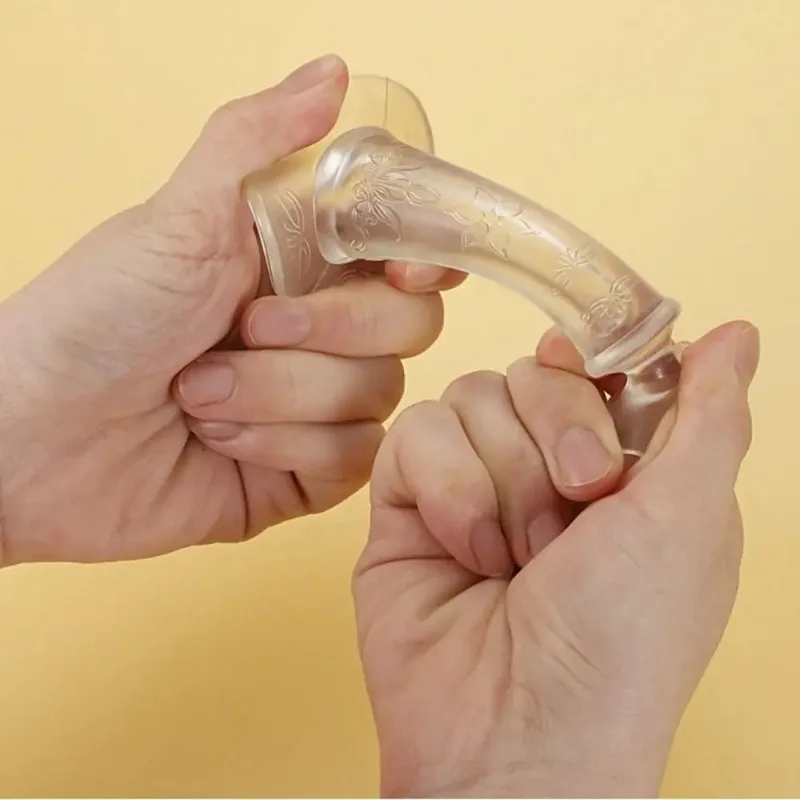 New Silicone Door Stopper Anti Collision Self Adhesive Floor Holder Strong Suction Doorstop Bedroom